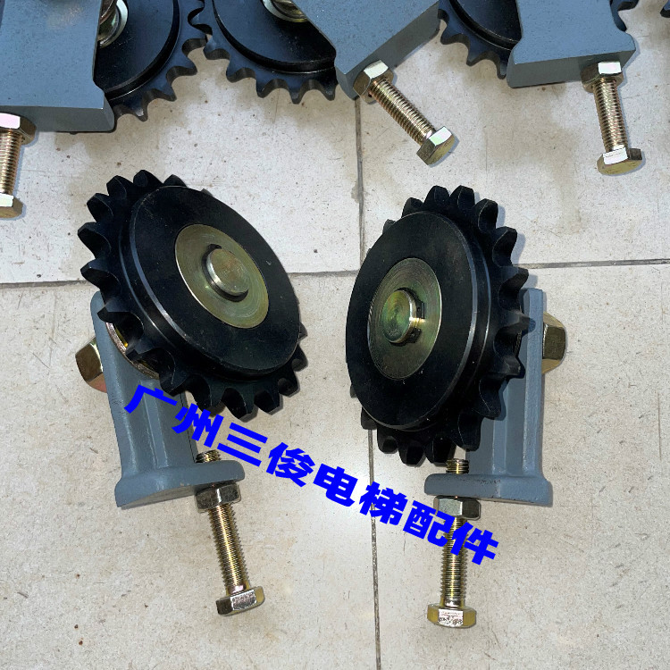 Hitachi Escalator Elevator Gear 20 Teeth with Bracket 141 Drive Device Main Bearing Handrail with Chain Drive Gear