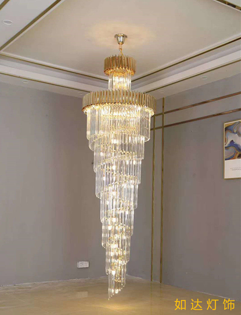 Eurostyle Light Lavish Hotel Sample House Display Center Light Villa Bar TABLE LIGHT LIVING ROOM CHANDELIA CRYSTAL CHANDELIA LED LIGHT LIVING-ROOM LIGHT