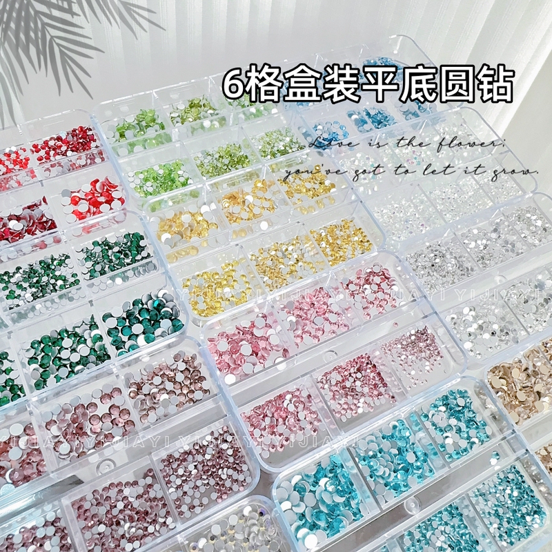 New Mixed Size Round Flat-Back Rhinestones for Nail Art, Super Shiny Transparent Pink and Colorful Small Round Rhinestones for Nails New Mixed Size Round Flat-Back Rhinestones for Nail Art, Super Shiny Transparent Pink and Colorful Small Round Rhinestones for Nails