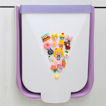 Kitchen trash can wall-mounted folding retractable home cartoon containing kitchen afternoons closet door room toilet