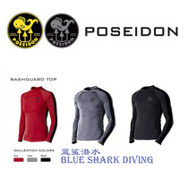Poseidon Rash guard Top Snorkeling Jellyfish suit Sunscreen Suit Diving sunscreen Suit T-shirt Top