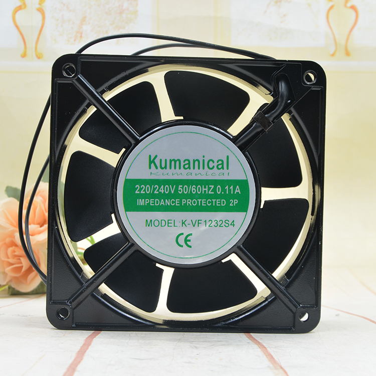 K-VF1232S4 12CM 12038 Kumanical 220V 0 11A Cabinet Cooling Fan
