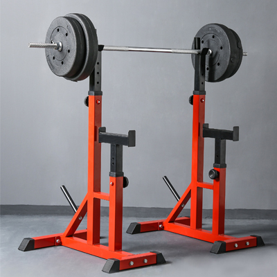 Barbell stand squat frame bench pusher fitness equipment Home men's gantry bench push bed barbell set adjustable height