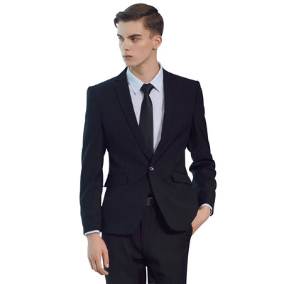 Suit suit men's casual business work clothes slim professional formal wear student interview jacket wedding groomsmen suit