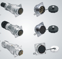 AOPULO AS16K6Z 16J4TQ cable fixed round aviation plug square socket