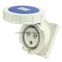 Industrial waterproof connector IP67 32A 3-core 4-core 5-core concealed oblique socket
