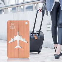 Boarding pass Business trip suitcase listing tag Check-in tag Travel abroad custom creative luggage tag gift gift