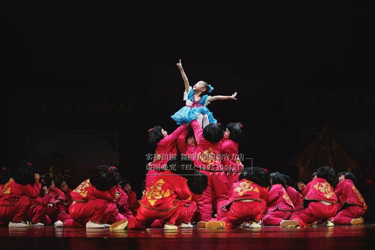 Xiaohe phong cách trẻ em Trung Quốc mơ bé bé trang phục khiêu vũ giấc mơ của tôi Búp bê đạo đức Trung Quốc Fuwa biểu diễn quần áo quần áo trẻ em 10 tuổi