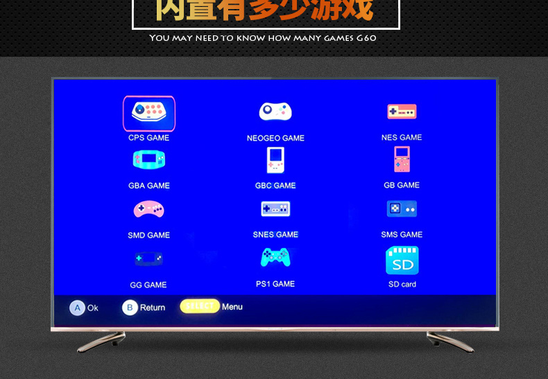 Arcade joystick game console game đấm bốc máy bay chiến đấu chiến đấu tải về HD home TV hoài cổ đôi màu đỏ và trắng máy tay cầm chơi game giá rẻ
