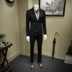 Bộ đồ đen tinh khiết của DANDY HOMME - Suit phù hợp quần nam Suit phù hợp