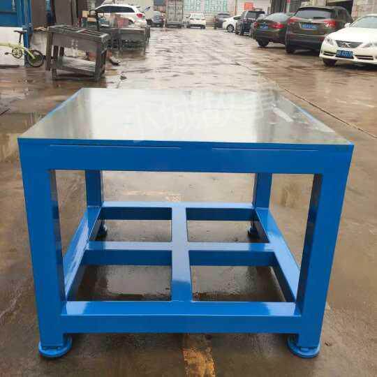 Bench drill water grinding steel plate workbench heavy fitter workbench flying mold table assembly mold table maintenance table cast iron