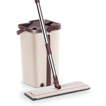 FO Flat Extrusion Mop and Bucket Handsfree Floor Clean Mop