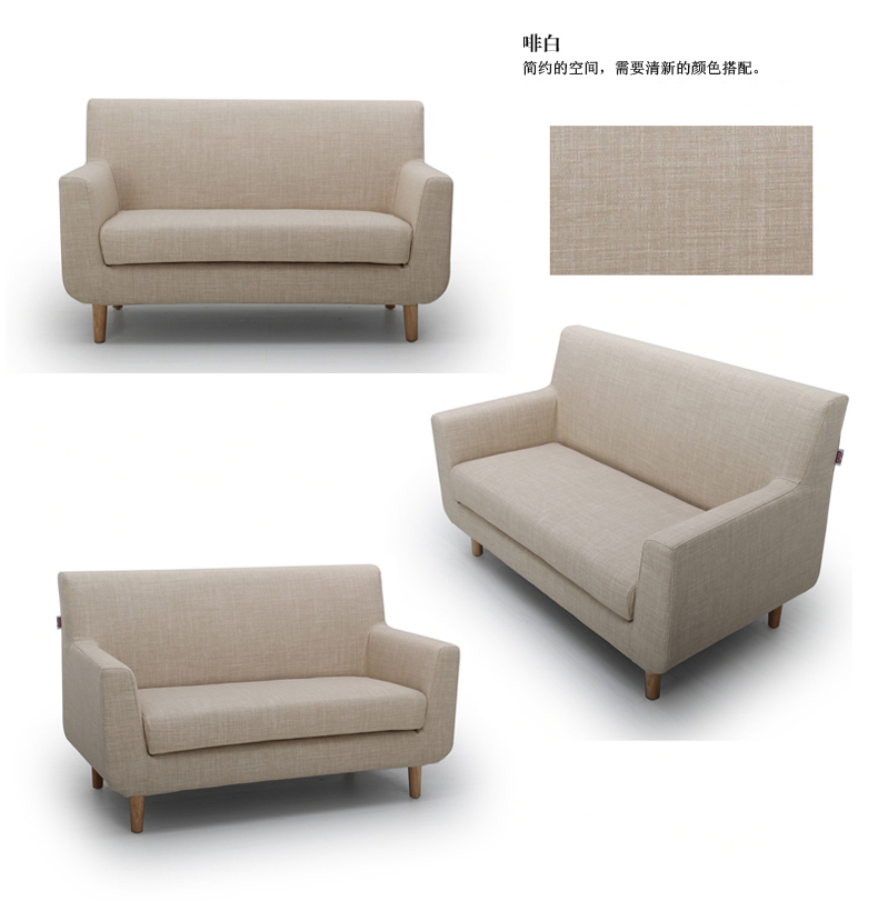 Tối giản hiện đại vải sofa kích thước căn hộ phòng khách toàn bộ đa người sofa vải kết hợp 8011