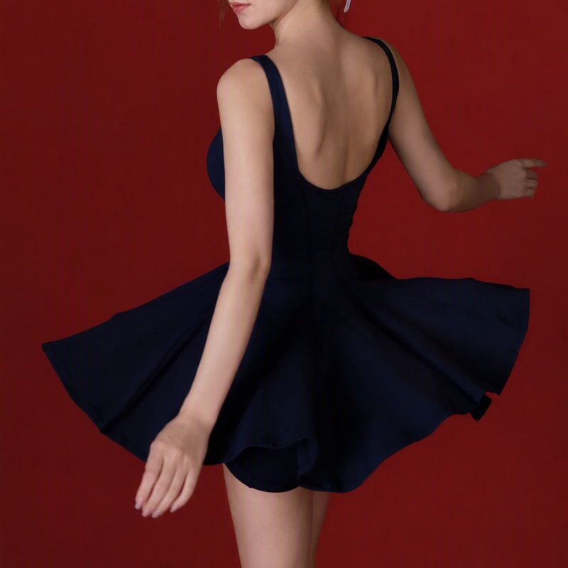 Jkj26 Original New Tennis Dress with Stunning Large Skirt, Sports Fitness Camisole, Breathable and Quick-Drying Skirt Jkj26 Original New Tennis Dress with Stunning Large Skirt, Sports Fitness Camisole, Breathable and Quick-Drying Skirt