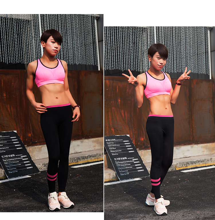Chúng tôi trở lại chống va chạm vest- phong cách thể thao đồ lót thu thập mà không có vòng thép áo ngực thể thao phụ nữ kích thước lớn chạy tập thể dục yoga áo ba lỗ tập gym nữ