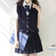 April Sakura JK vest cardigan uniform sweater vest Japanese college style sweater school supply