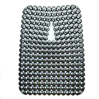 Черная задняя площадка (пустая) прокладка +8 пряжка