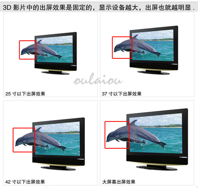 Lunettes 3D OULAIOU en plastique - Ref 1241080 Image 10