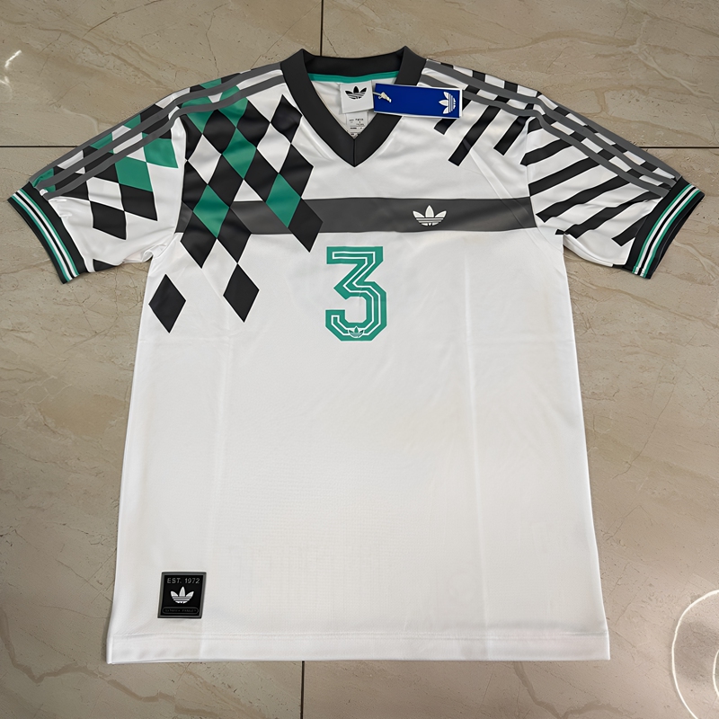 Adidas Adidas Trefoil Nuwave 90S Football Sports Short-Sleeved Jersey Kd4870