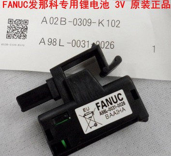 New original A98L-0031-0026 Fanuc CNC battery A02b-0309-k102 3V battery