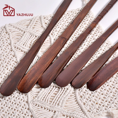 Твердое деревянное тяга обуви -Домохозяйственная обувь с длинными домохозяйствами, перекачивая японские портативные портативные кадры беременная женская обувь.