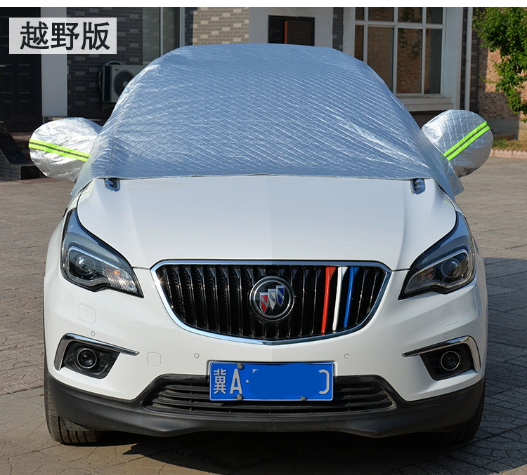 bạt phủ xe ô tô Ô tô nửa ô tô chống nắng và cách nhiệt poncho xe địa hình xe SUV mái che nắng bạt che nửa nửa bạt ô tô bạt che nắng ô tô