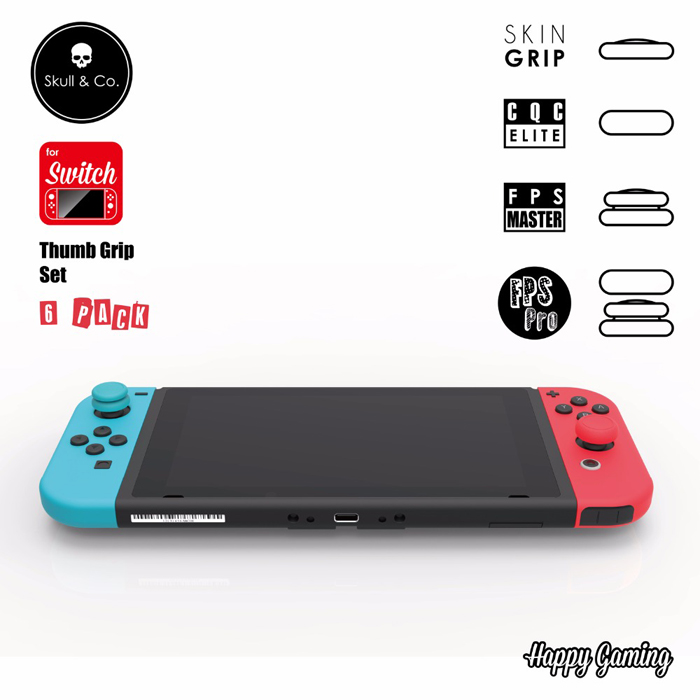 Skull & Co. Nintendo Switch rocker nắp NS bảo vệ nắp rocker Kết hợp bộ đồ nâng cao xếp chồng tay cầm chơi game pc