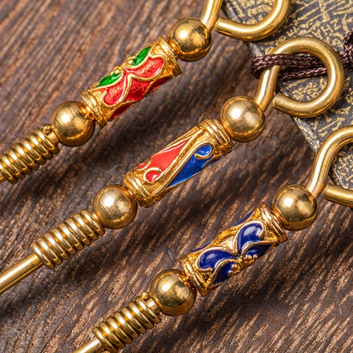 Китайская ветровая давление в цветочных ушах, ухо, латунные ухо, копающие тонкие края и ушные уходы, ушной наушник