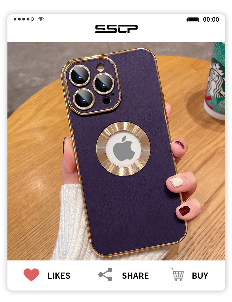 Hollow Leather Pattern Phone Case