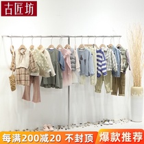 Clothing display rack Childrens clothing store shelf Display rack Combination rack Wall hanger Floor-standing Nakajima rack Childrens clothing store shelf Display rack Combination rack Wall hanger Floor-standing Nakajima rack
