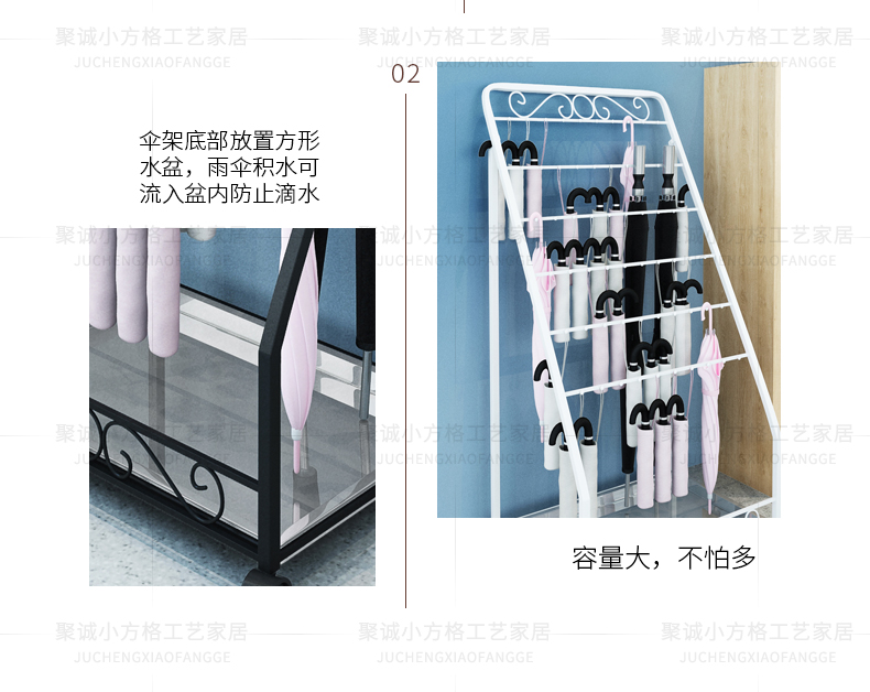 【天天】學校用大容量雨傘架學生雨傘收納架教室傘架短傘長傘收納架展示架 風水擺件