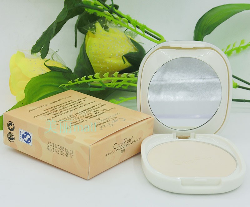 Bao Khánh bột khô và ướt 201 bột khô 12g trắng tự nhiên mịn và tinh tế kiểm soát dầu trang điểm che khuyết điểm kép sử dụng phấn phủ gucci