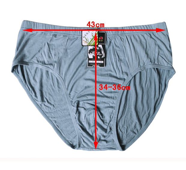 Đồ lót nam size lớn cỡ lớn eo cao lỏng lẻo thêm phân lớn để tăng mỡ brief tóm tắt tam giác quần lót nữ cao cấp