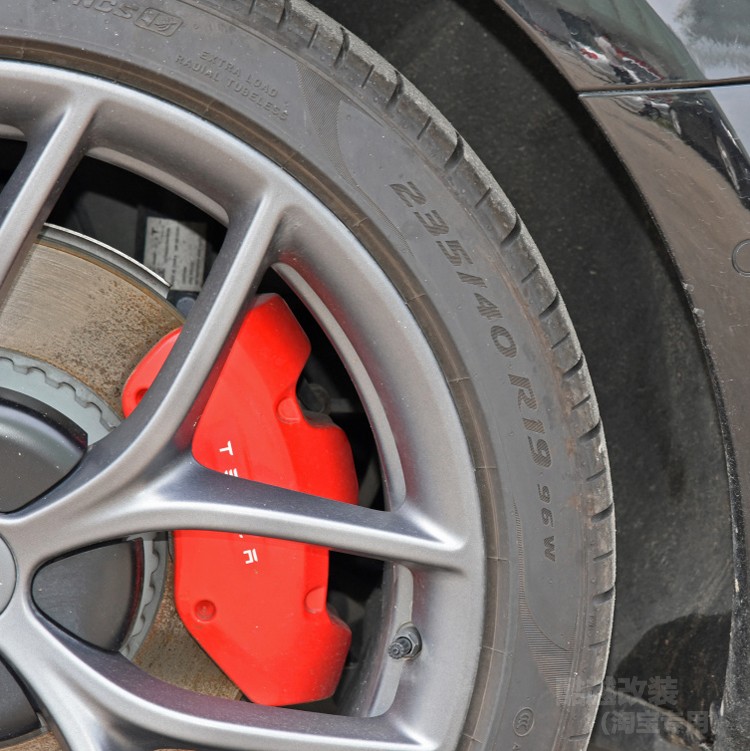 Applicable gross bean 3 brake caliper sticker Tesla MODEL S X Y 3 brake sticker high temperature resistant car sticker retrofit-Taobao