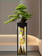 New Creative Artificial Welcoming Pine Bonsai Ornament with a Zen-Inspired Design for Living Room, Chinese-Style Hotel Entrance, Landscape Decoration, and Soft Furnishings