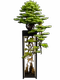Artificial Welcoming Pine Tree, Fake Green Plant, Floor-Standing Ornament, Hotel Clubhouse Entrance Decoration, Pine Tree, Living Room, Arborvitae Soft Decoration