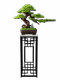 Artificial Welcoming Pine Tree Ornament, Floor-Standing Potted Plant for Living Room, Entrance, Hotel, Restaurant, Room, Office Furniture and Soft Decoration