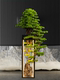 Simulated welcome pine floor-to-ceiling ornaments, large green plant bonsai, hotel villa living room decorations, housewarming gifts for new homes