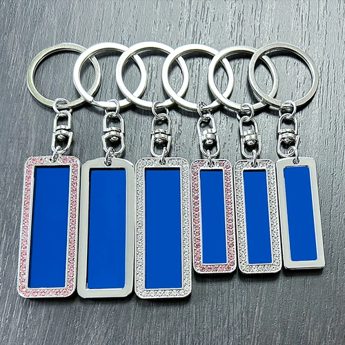 Маленький металлический брелок из нержавеющей стали для ключей, подарок на день рождения, с печатью вашего логотипа