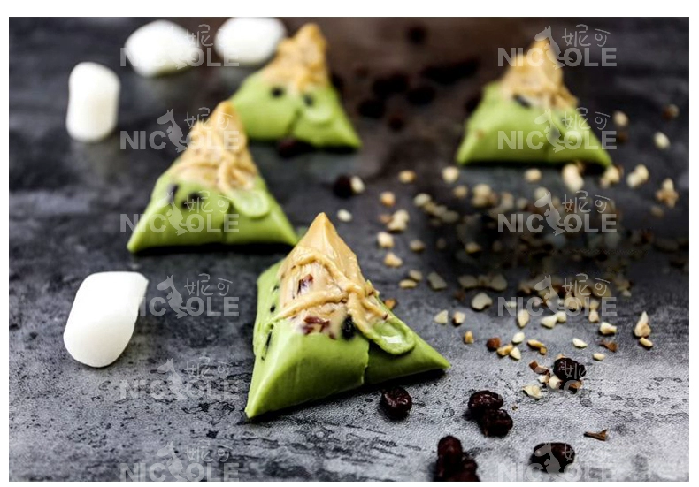 Nicole Red Ice Cream Hazelnut Chocolate Mold Handmade Soap Soap Xà phòng Khuôn dầu Xà phòng Silicone Silicone - Tự làm khuôn nướng