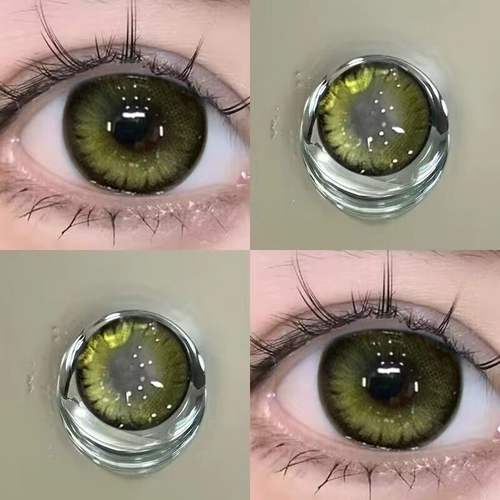 Змеи -эйильные зеленые и красивые ученики наполовину бросают женские зеленые, потому что контактные линзы с большим диаметром один год бросают подлинный официальный веб -сайт флагман oy