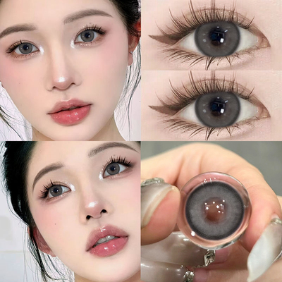 taobao agent Beautiful pupil day throw 30 pieces of mixed bleeding style large diameter one -time gray color contact lenses secondary throw flagship store TN