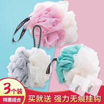 Large number bathing ball rubbing bath towel rubbing back bath flowers adorable bubble bath balls Adult body lotion Bath Foam Bath flower ball