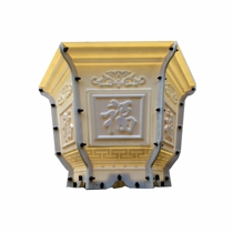 Cement flowerpot mold hexagonal six-sided large plastic bonsai European cast-in-place abrasive model garden DIY