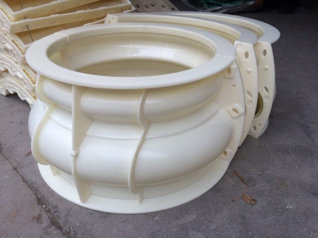 180250300350400500600 diameter plastic Roman column foot mold cast-in-place plastic steel ABS material cement