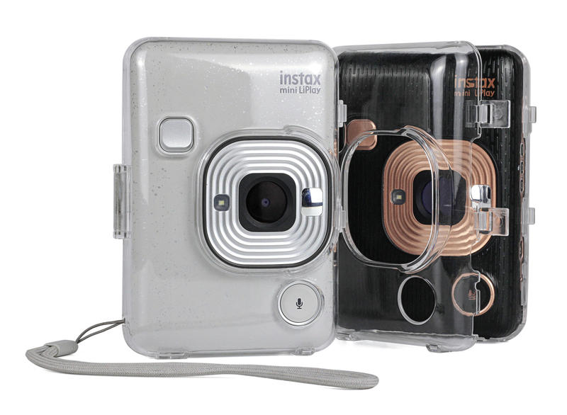 Polaroid Mini Liplay Transparent Case One-Shot Instant Camera Liplay Camera Leather Case Fitted Case