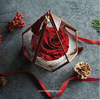 Hualu Pine Pagoda Glass Flower Gift For Lovers, Best Friends, For Friends