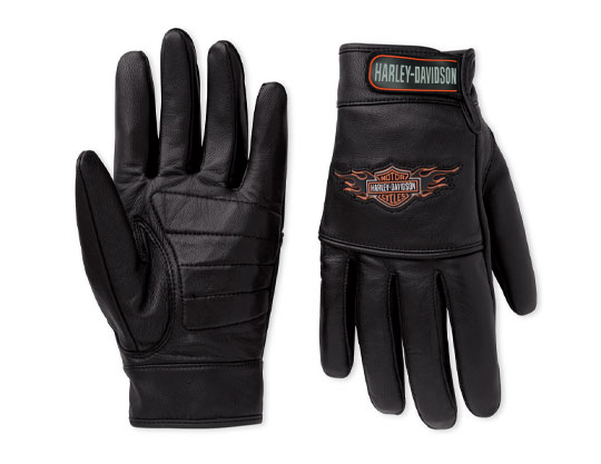 Suitable for Harley Riders, Genuine Leather Gloves, Long Finger Gloves, Rider Harley Gloves