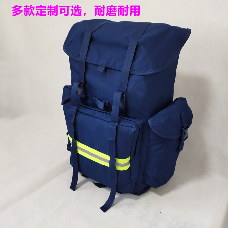 New wear-resistant double shoulder bag outdoor carrying bag Wear-resistant multi-function travel bag thickened Oxford waterproof backpack