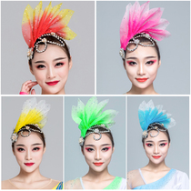 Performance headwear head flower dance headwear the new female adult stage performance headwear atmosphere opening dance costumes headwear